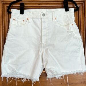 Gap white denim cut off shorts Size 29